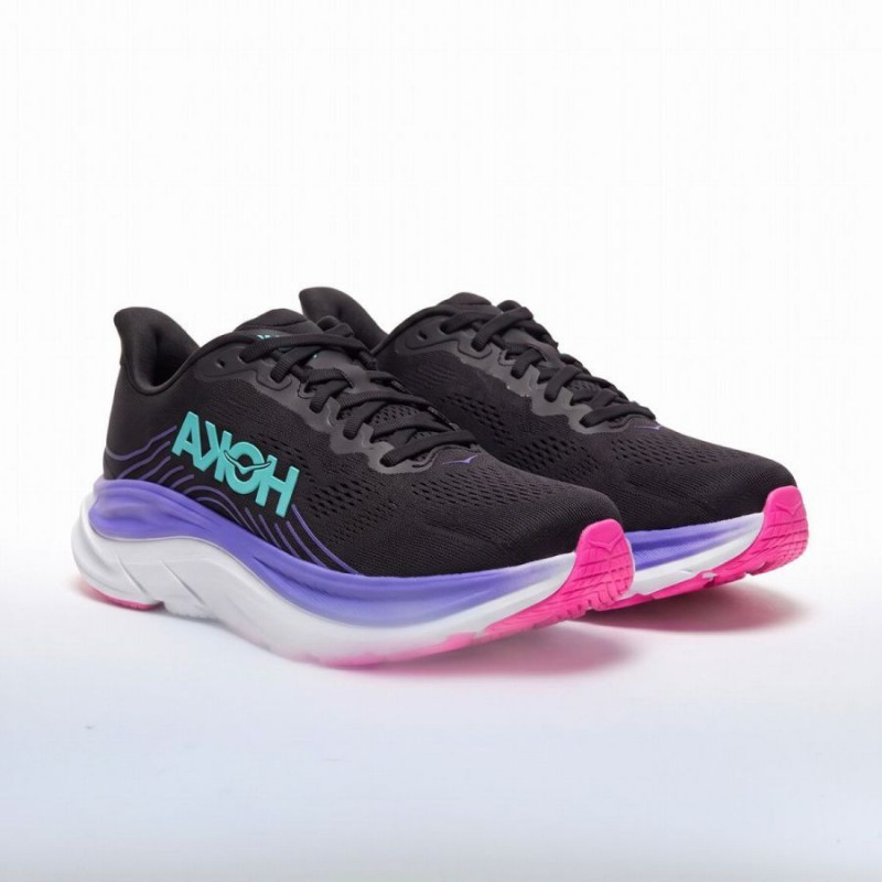 Clifton 11 1176573 Trainers - Black / Neon Nebula