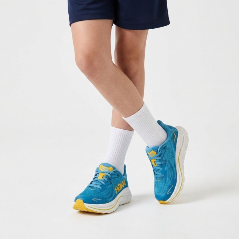 Clifton 10 Big Kids 1168860 Trainers - Alpine Blue / Foggy Night