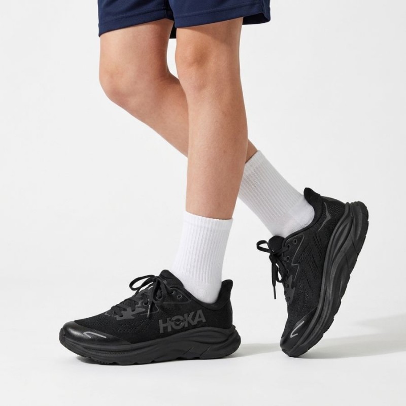 Clifton 10 Big Kids Trainers 1168860 - Black/Black