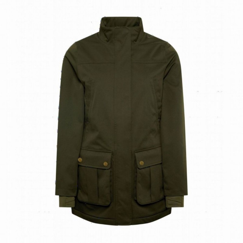 Bramwell Waterproof County Coat - Khaki