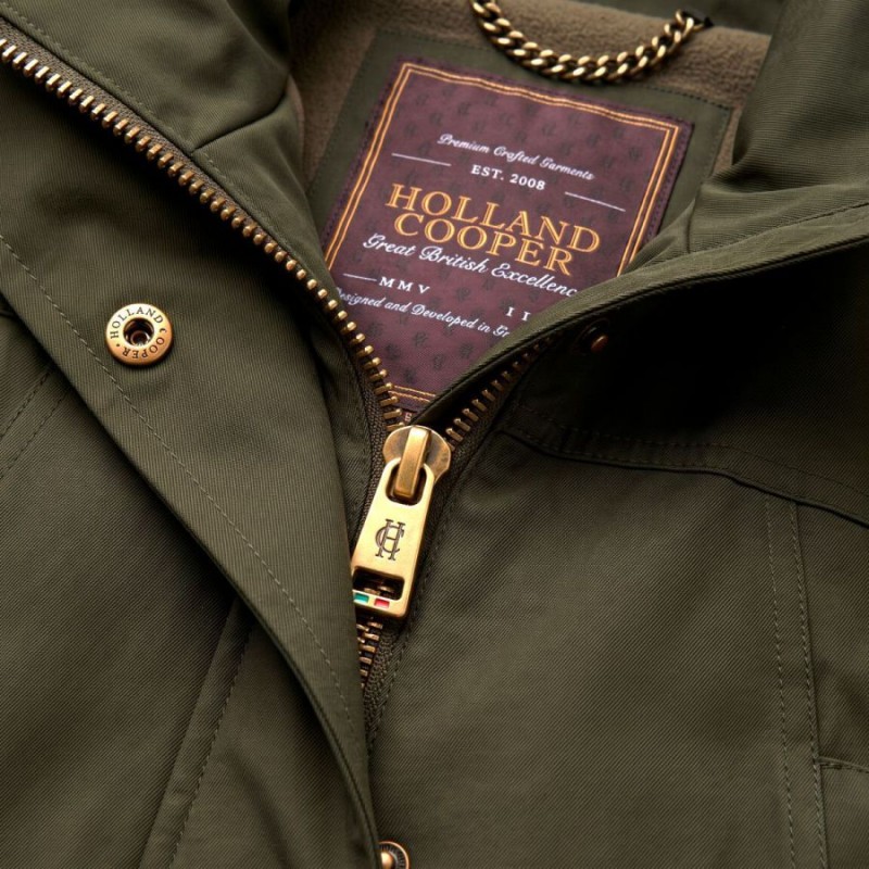 Bramwell Waterproof County Coat - Khaki