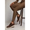 Burghley Waterproof Trainers - Chestnut Brown