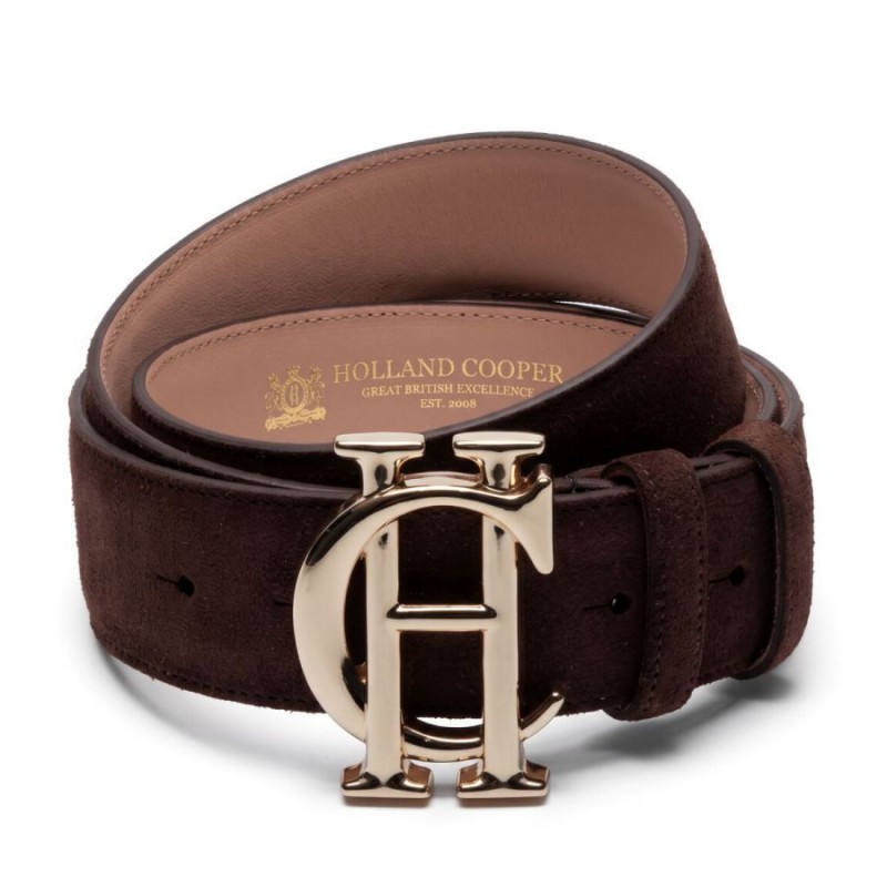 HC Classic Belt - Chocolate Suede HC Classic Belt - Chocolate Suede