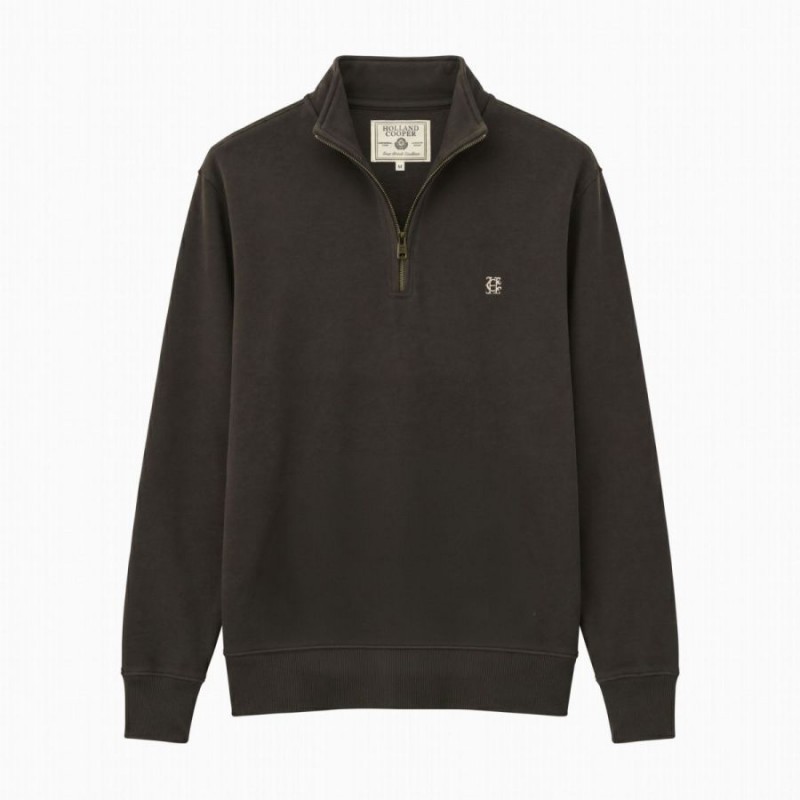 Classic Quarter Zip Sweat - Bournville