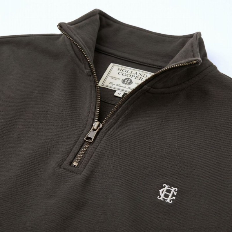 Classic Quarter Zip Sweat - Bournville