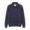 Men'S Classic Quarter Zip Sweater - Ink Navy