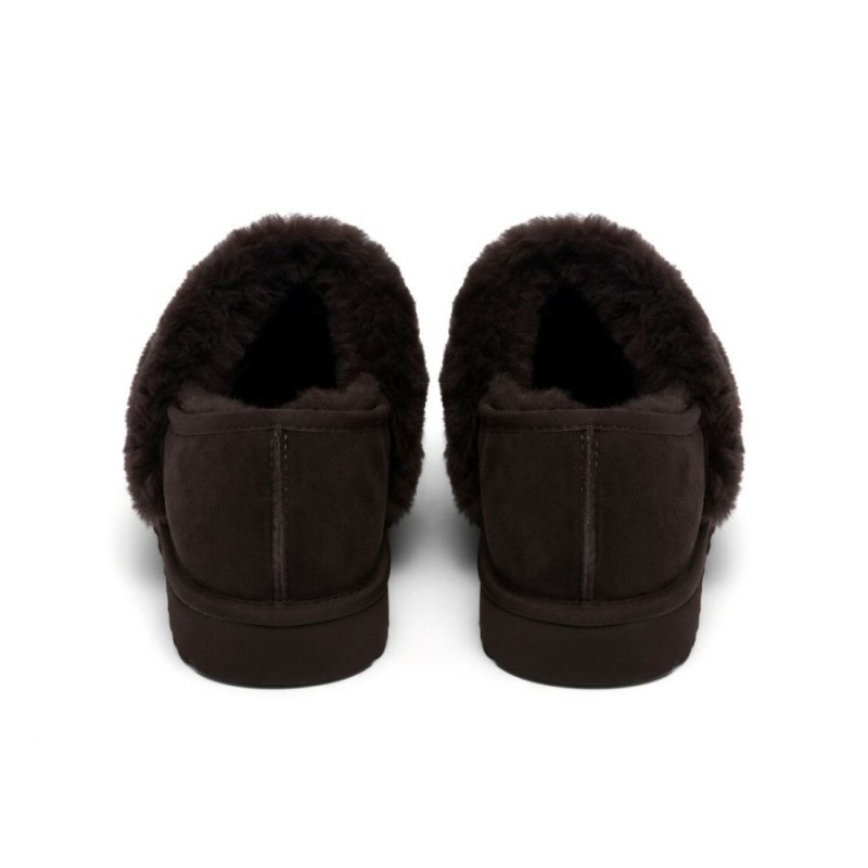 HC Shearling Slipper - Chocolate Suede