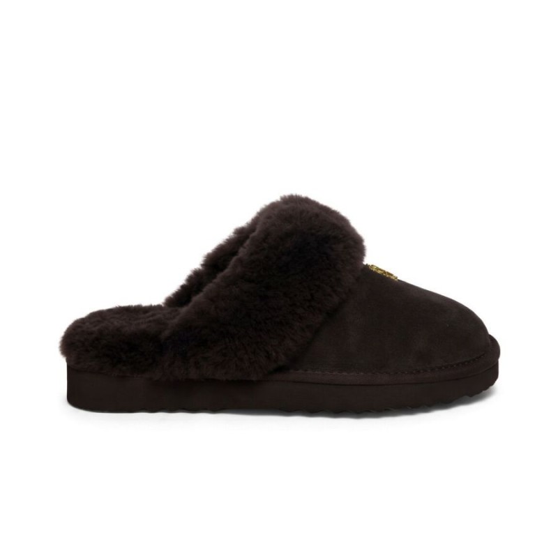 HC Shearling Slipper - Chocolate Suede