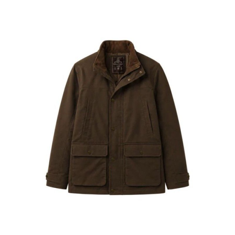 Moleskin Field Coat – Chocolate