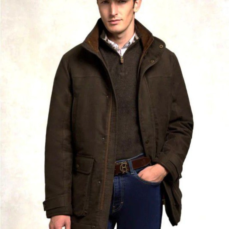 Moleskin Field Coat – Chocolate