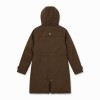 One-Size Waterproof Parka - Olive Brown