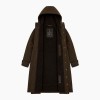 One-Size Waterproof Parka - Olive Brown