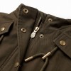 One-Size Waterproof Parka - Olive Brown