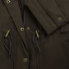 One-Size Waterproof Parka - Olive Brown