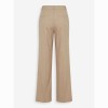 Pleated Wide Leg Trouser - Fawn