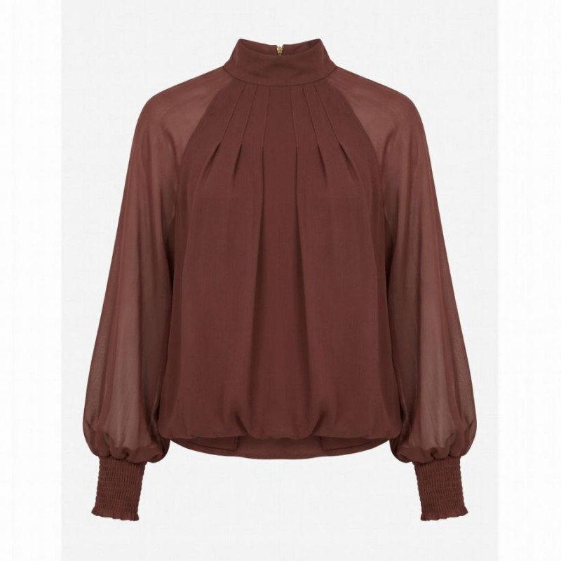 Portland Blouse – Cocoa