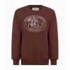 Relaxed Fit Crew Neck Sweat - Walnut