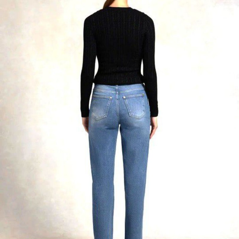 Seattle Cable Crew Knit - Black