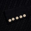 Seattle Cable Crew Knit - Black
