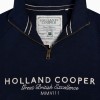 Sporting Goods Zip Henley - Ink Navy Textile