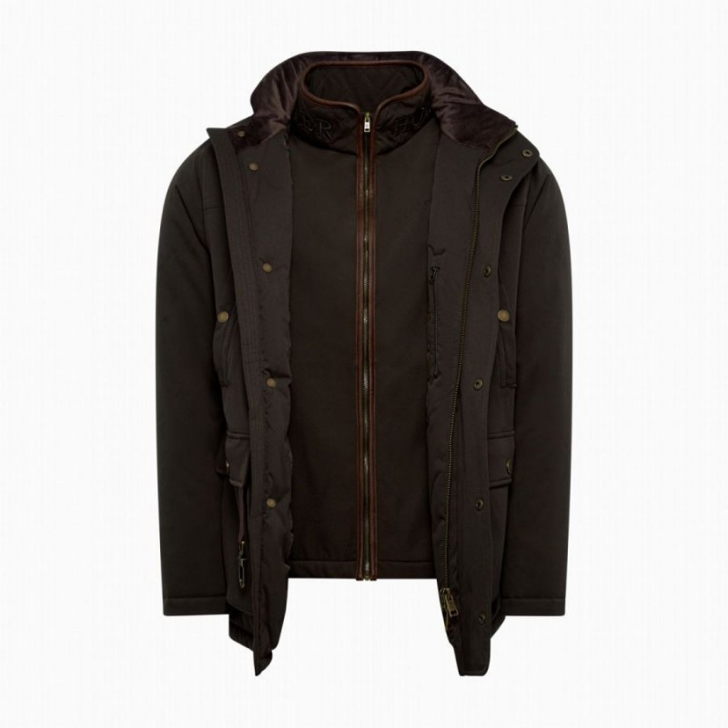 Stamford Field Coat - Chocolate