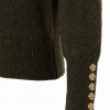 Tori Quarter Zip Knit - Forest Green