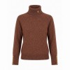 Tori Roll Neck Knit - Latte