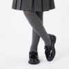 Verity Kiltie School Shoes - Black Patent