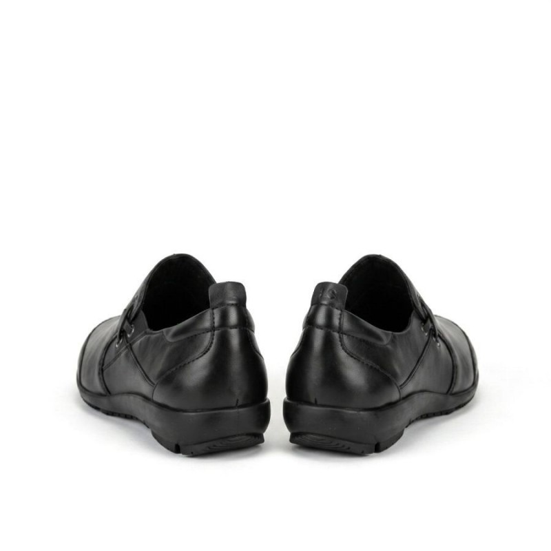 Charlotte 17 87317 Flat Shoes - Black Leather
