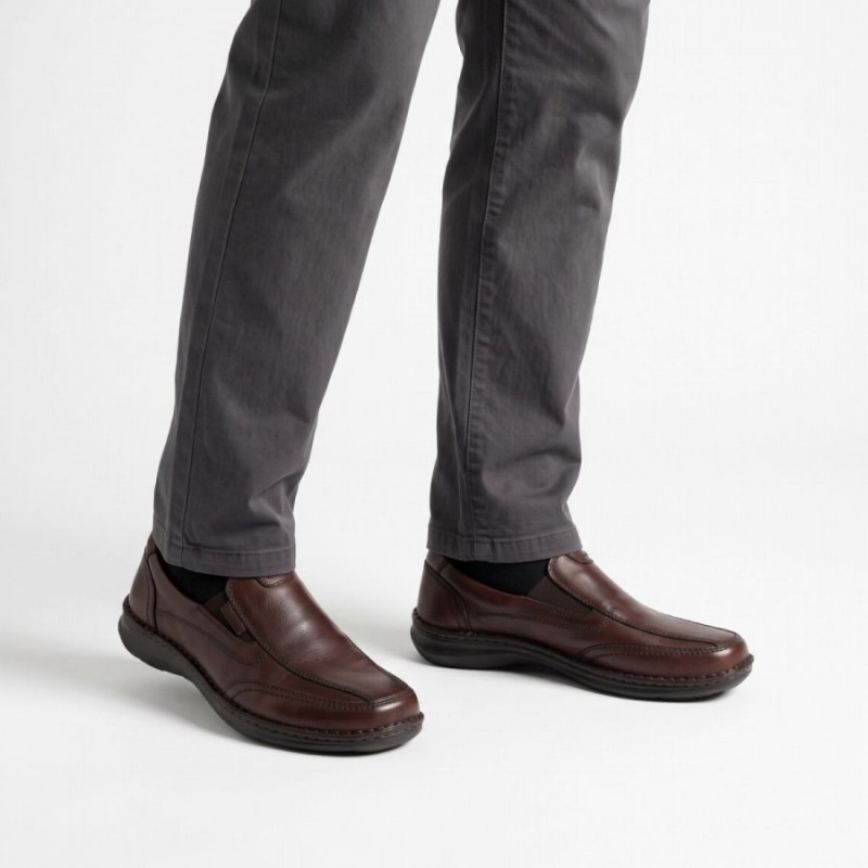 New Anvers 67 44967 Slip On Shoes - Cognac Leather