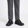 Kick Lo Junior School Shoes - Black Leather