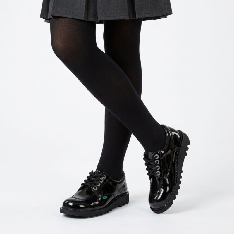 Kick Lo Womens 110688 Shoes - Black Patent Kick Lo Womens 110688 Shoes - Black Patent