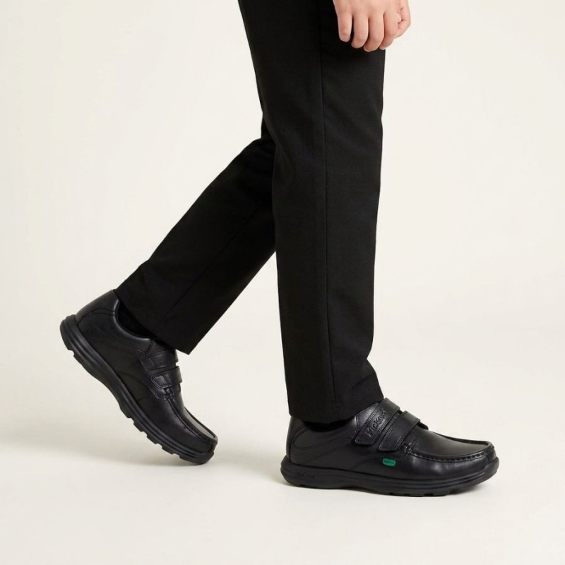 Reasan Strap 112801 Shoes - Black Leather Reasan Strap 112801 Shoes - Black Leather