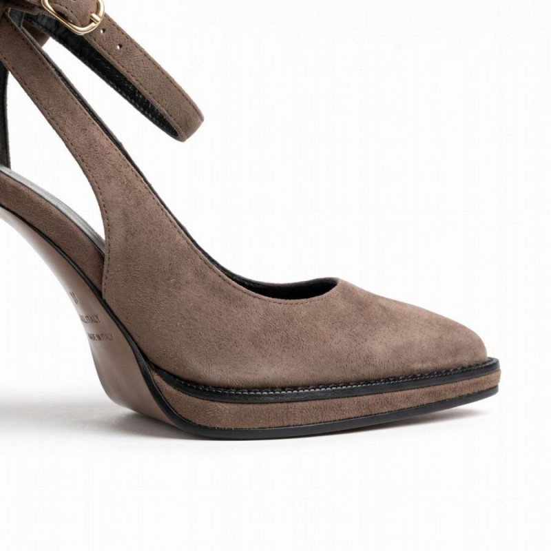 Dimona I617560DE Heels - Chocolate Suede