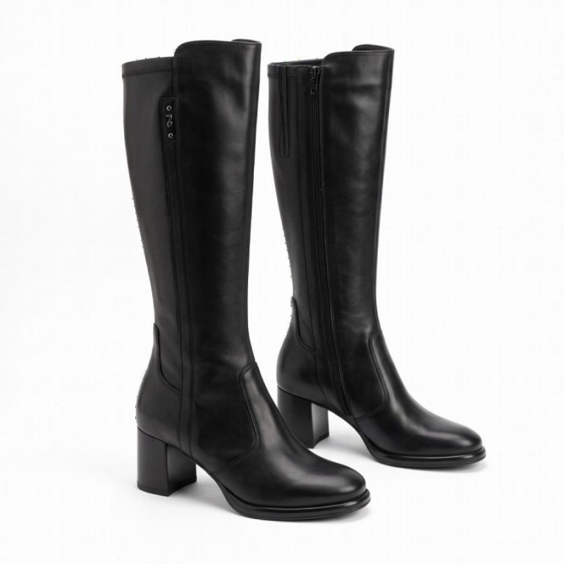 Rem Rosarno I617697D Long Boots - Black Leather