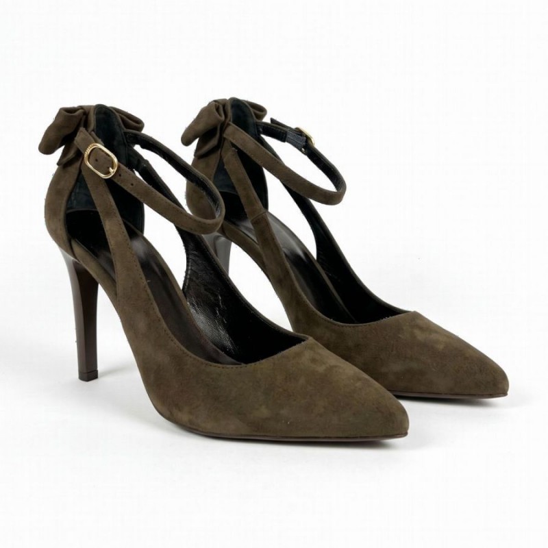 Dimona I617560DE Heels - Chocolate Suede
