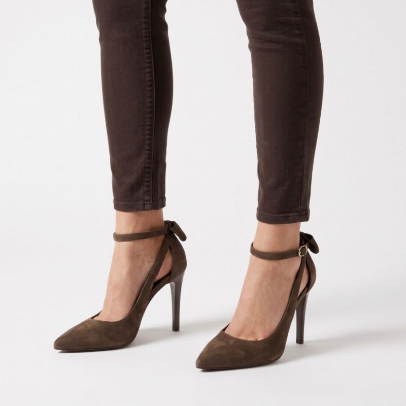 Dimona I617560DE Heels - Chocolate Suede