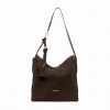 Leather Hobo Bag I644330D300 – Chocolate Suede