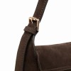 Shoulder Bag I644324D300 – Chocolate Suede Shoulder Bag I644324D300 – Chocolate Suede