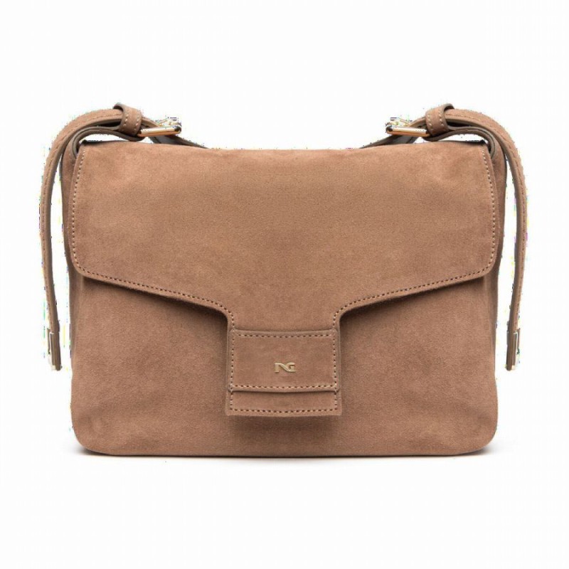 Shoulder Bag I644324D442 Handbags – Tan Suede Shoulder Bag I644324D442 Handbags – Tan Suede