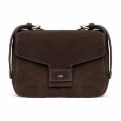 NeroGiardini Shoulder Bag I644324D300 – Chocolate Suede