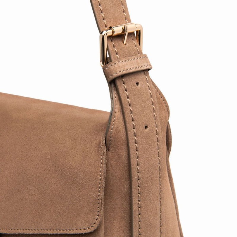 Shoulder Bag I644324D442 Handbags – Tan Suede Shoulder Bag I644324D442 Handbags – Tan Suede