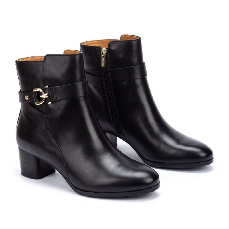 Calafat W1Z-8914 Ankle Boots - Black Leather