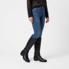 Daroca W1U-9764 Knee High Boots - Black Leather