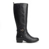 Daroca W1U-9764 Knee High Boots - Black Leather