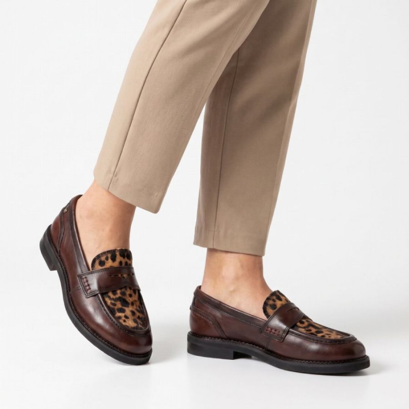 Deva W2L-LP3959C1 Loafers - Brown Marron 108 Leather Deva W2L-LP3959C1 Loafers - Brown Marron 108 Leather