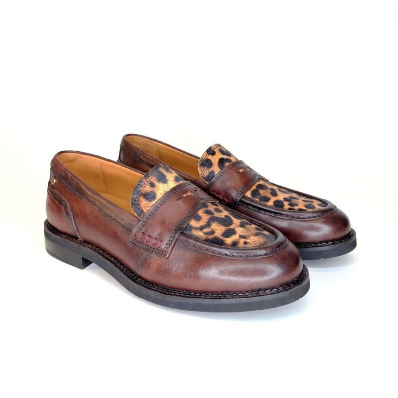 Deva W2L-LP3959C1 Loafers - Brown Marron 108 Leather Deva W2L-LP3959C1 Loafers - Brown Marron 108 Leather