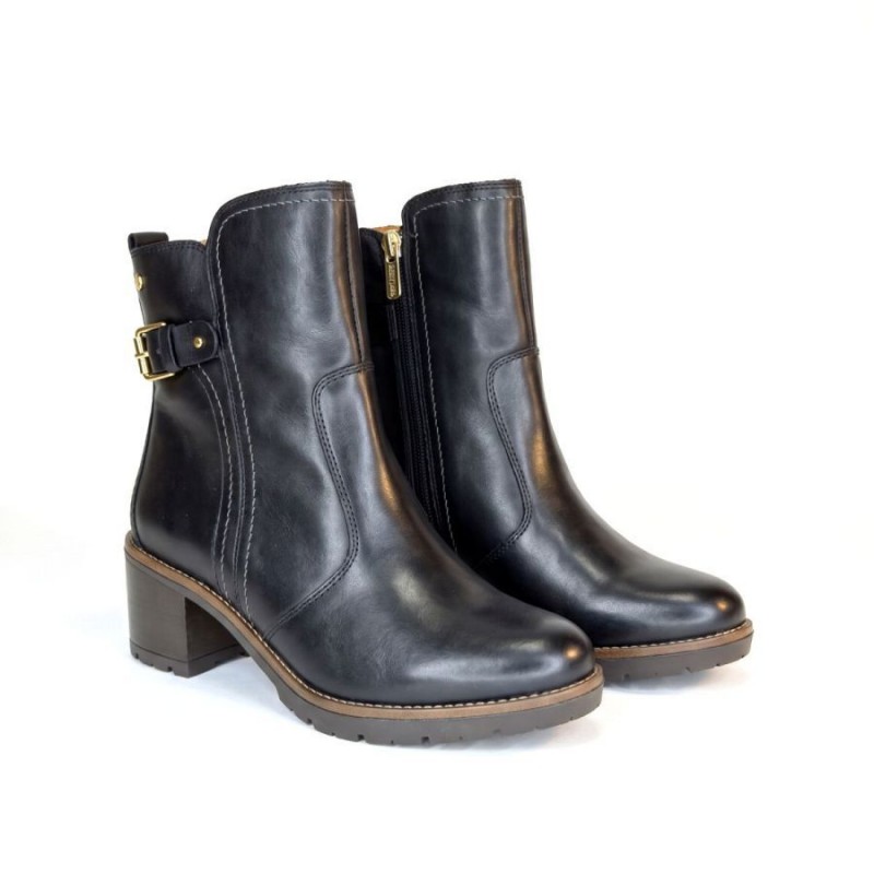 Llanes W7H-8865 Ankle Bots - Black 000 Leather