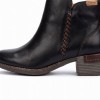 Malaga W6W-8950 Ankle Boots - Black Leather