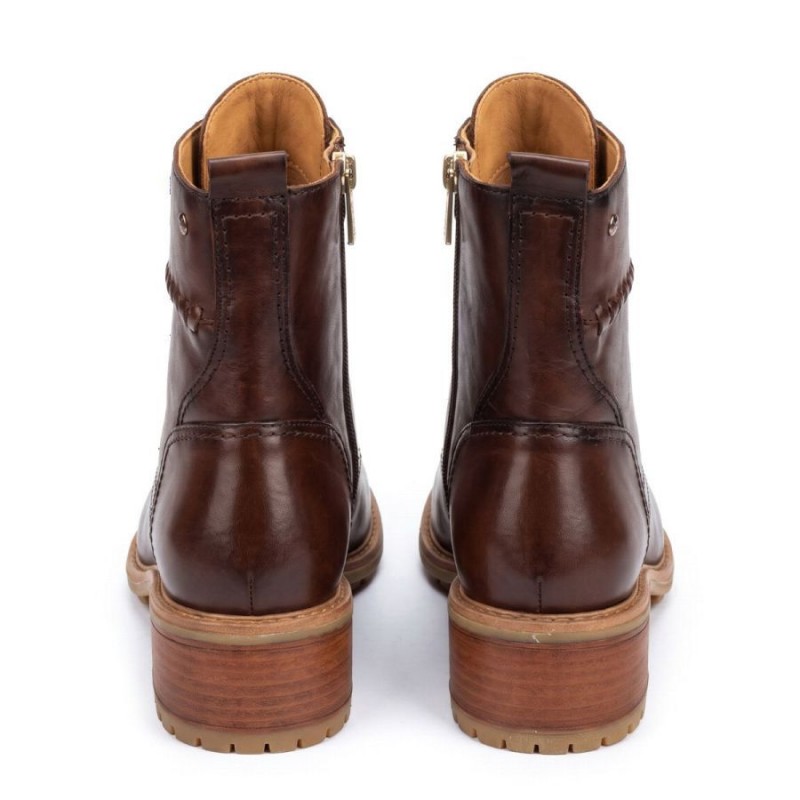 Medina W0D-8672 Knee High Boots - Brown Caoba 130 Leather